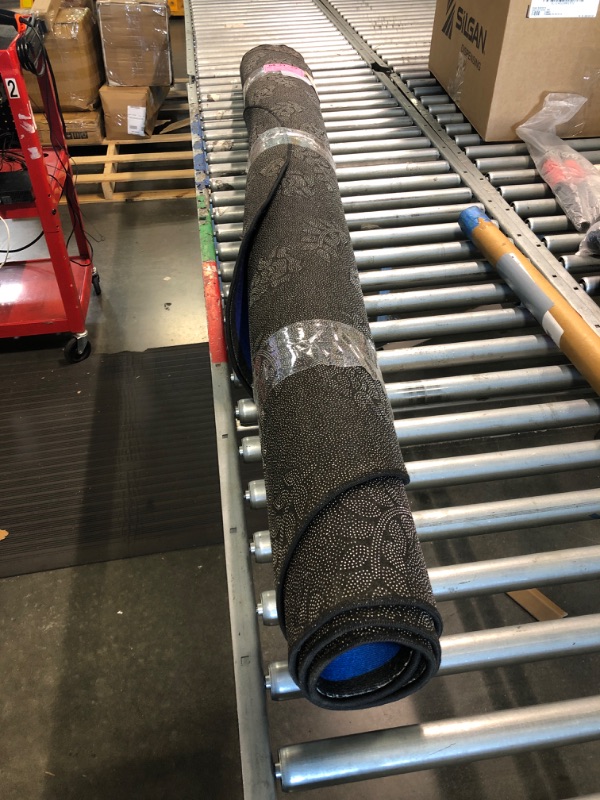 Photo 1 of Timgle ABC Alphabet Number Classroom Rug Early Learning Kids Rug Carpet Educational Kids Carpet Playmat Rug Play Area Non Slip Baby Playroom Mat Oval for Daycare Toddler Room Preschool, 6 x 9 ft