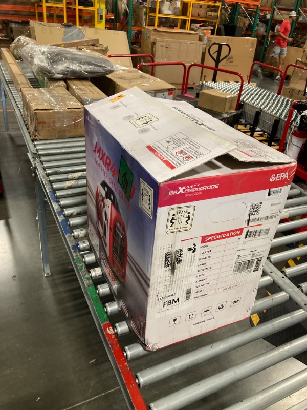 Photo 1 of maXpeedingrods 4000 Watt Inverter Generator Portable, Bluetooth® App Remote Data Monitor, RV Ready, Gas Powered Generator with CO Alarm for Outdoor Camping, Home Backup 4000W+App Data Monitor