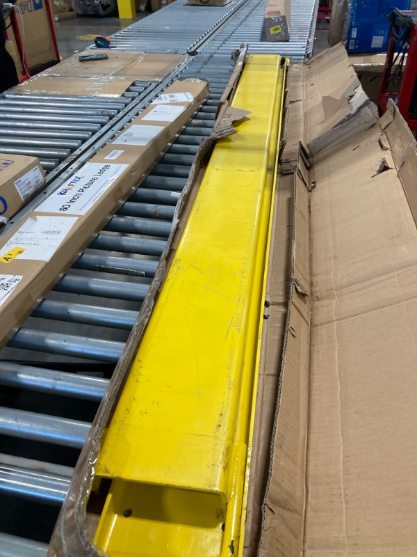 Photo 3 of ***Scrapes/scratches*** Garvee Pallet Fork Extension,84"Length 5.5" Width,Heavy Duty Forklift with 4600LBS Load Capacity,Fork Extensions for Forklift Truck,Yellow