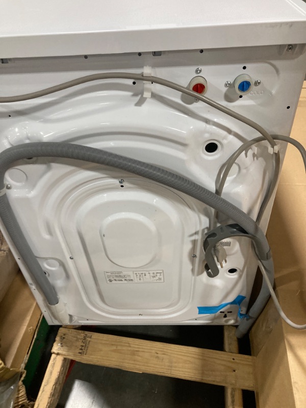 Photo 3 of ***MISSING MAIN OPERATION KNOB*** Midea MLH25N7BWW Compact Front-Load Machine, 24" Energy & Space-Saving Washer, Steam Care and Cold Wash Stackable Laundry, for Family Daily use, 2.5 Cu.ft, White