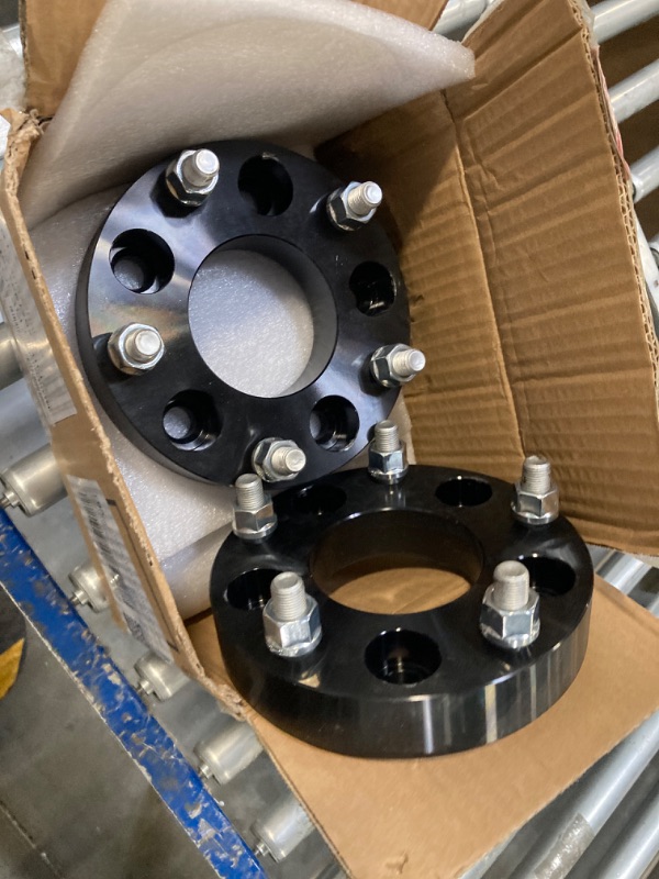 Photo 1 of ***USED***EZISOE 5x5 to 5x5.5 Wheel Spacers for Wrangler Commander Grand Cherokee Journey, 1.25 inch 5x127 to 5x139.7 Wheel Adapters 78.3mm Center Bore 1/2 Studs