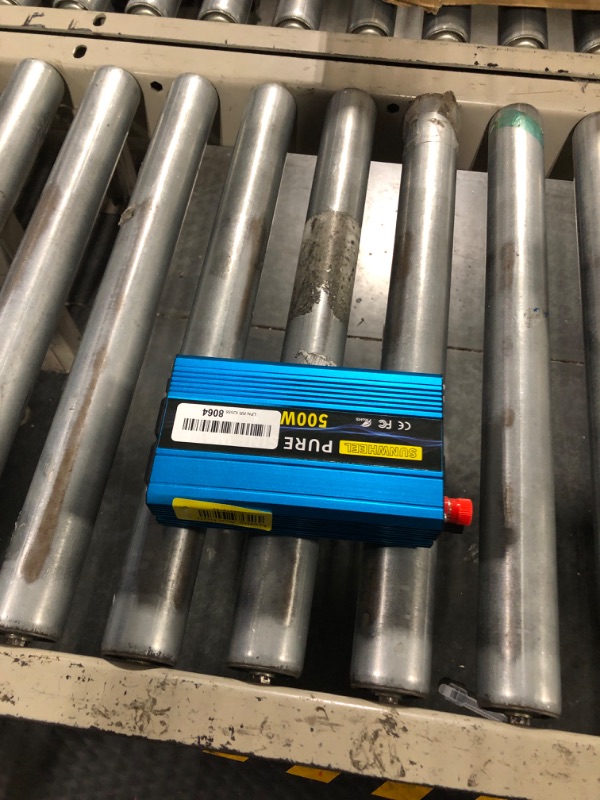 Photo 1 of *** MISSING PARTS *** SUNWHEEL 500 Watt Pure Sine Wave Power Inverter DC 24V to AC 110V 120V Peak Power 1000W Car Plug Adapter Outlet Converter with Dual AC Sockets and LCD Display