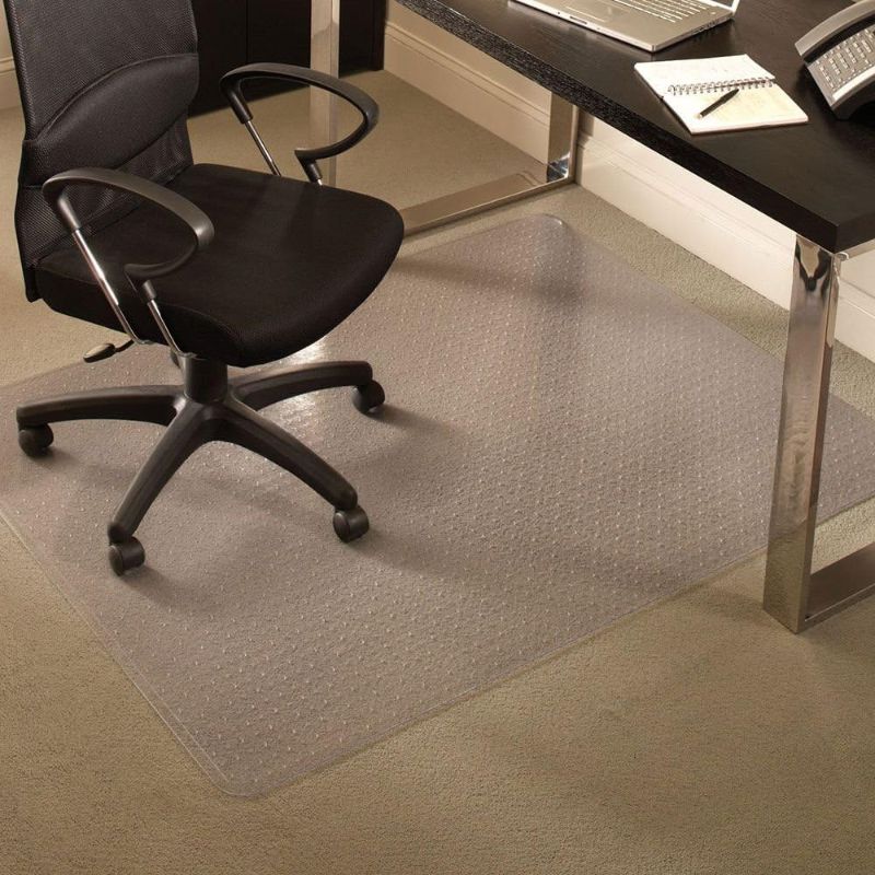 Photo 1 of Stock photo for reference, Plastic Chair Mat 3" x 4" Dimensions: 36" W x 48" D Premium Clear