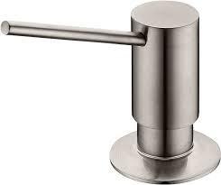 Photo 1 of **PARTS ONLY** Keeney Brushed Nickel 10-oz Capacity Deck-mount Soap and Lotion Dispenser