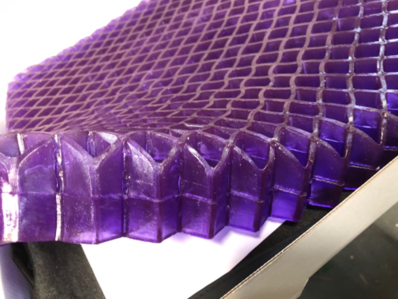 Photo 2 of Purple Royal Seat Cushion - Seat Cushion for The Car Or Office Chair - Temperature Neutral Grid