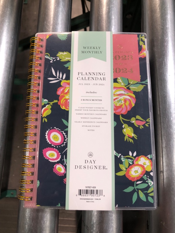 Photo 3 of 2023-2024 Weekly Monthly Planner 5x8 Day Designer for Blue Sky Peyton Navy