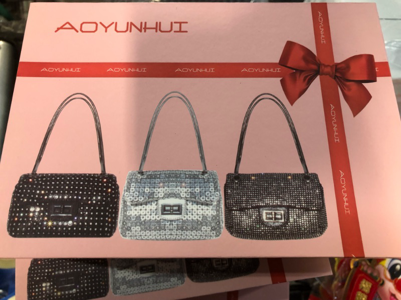 Photo 1 of AOYUNHUI Hand Bags Purses for Women Rhinestone Bag Clutch Purses Party Wedding