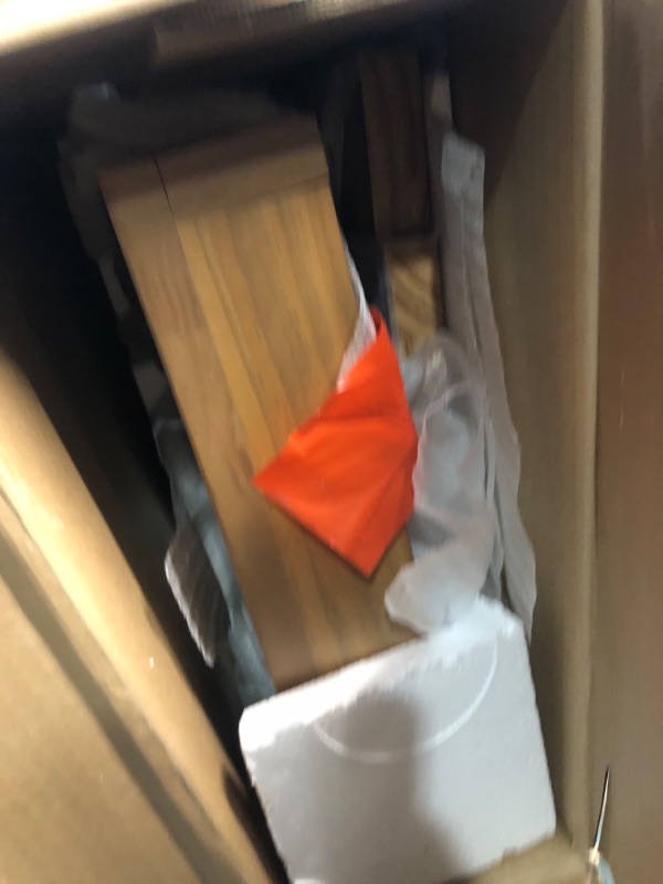 Photo 1 of Plank+Beam Solid Wood Console Table, 36”, Sofa Table, Narrow Entryway Table for Hallway, Behind The Couch, Living Room, Foyer, Easy Assembly, Pecan 36 Inches Pecan