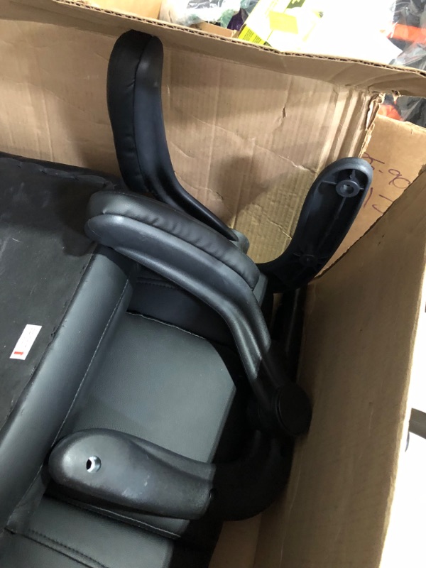 Photo 5 of ***NONREFUNDABLE - NOT FUNCTIONAL - FOR PARTS ONLY - SEE COMMENTS***
Guessky Office Chair, Executive Office Chair Big and Tall Office Chair Ergonomic Leather Chair with Adjustable Flip-Up Arms (Black)