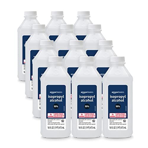 Photo 2 of Amazon Basics 99% Isopropyl Alcohol First Aid For Technical Use,16 Fluid Ounces, 1-Pack (Previously Solimo) 16 Fl Oz (Pack of 1)