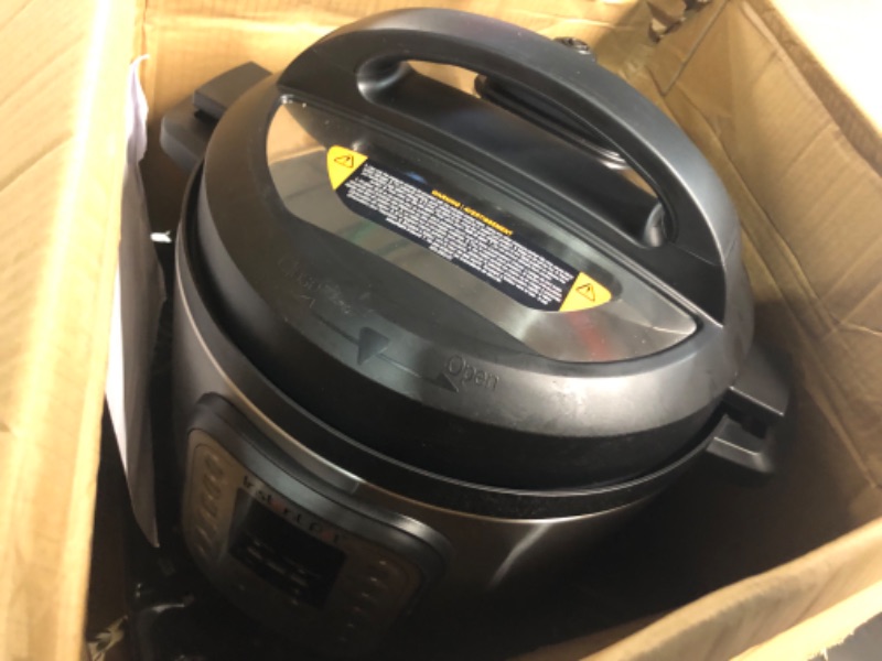 Photo 2 of ***DAMAGED - SEE COMMENTS***
Instant Pot Duo 7-in-1 Electric Pressure Cooker, Slow Cooker, Rice Cooker, Steamer, Sauté, Yogurt Maker, Warmer & Sterilizer, Includes App With Over 800 Recipes, Stainless Steel, 8 Quart 8QT Duo