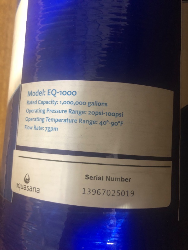 Photo 5 of * see all images * Aquasana Replacement Tank for 10-Year, 1,000,000 Gallon Whole House Water Filter System
