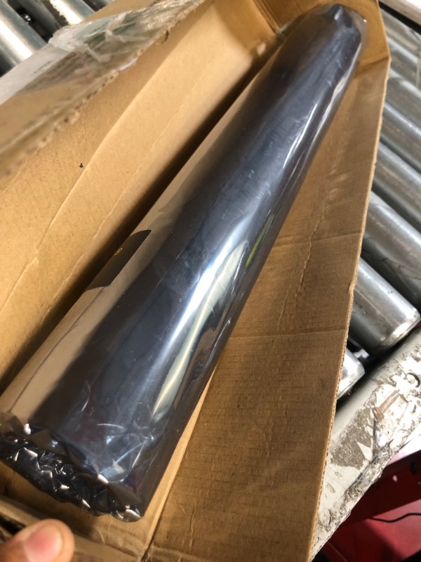 Photo 1 of  18" x 48"/ 460 x 1232 mm Table Cover, 1.5 mm Thick PVC Plastic Tablecloth, Waterproof Desktop Protector for Writing Desk, Coffee Table, Dining Room Table 18 x 48 inch,1.5 mm