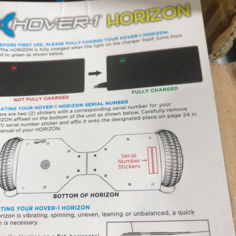 Photo 4 of Hover-1 Horizon Electric Self-Balancing Scooter w/8.4 mi Max Operating Range & 7.45 mph Max Speed