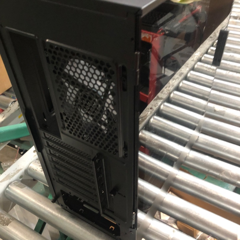 Photo 2 of Antec NX410 ATX Mid-Tower Case, Tempered Glass Side Panel, Full Side View, Pre-Installed 2 x 140mm in Front & 1 x 120 mm ARGB Fans in Rear, Black (9734087000)