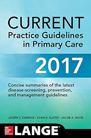 Photo 1 of Current Practice Guidelines in Primary Care 2017 (Lange