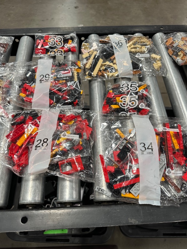 Photo 7 of **MISSING** READ INTIRE POST**
LEGO Harry Potter Hogwarts Express 76405 Building Set for Adults (5,129 Pieces) This set contains 2 unnumbered bags. 45 numbered bags, numbered 1-45. one bag for each number. You only have bags 1, 2, 3, 4, 5, 6, 10, 13, 14, 