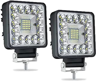 Photo 1 of LED Light Pods,4Inch 126w 12000LM Square LED Light Bar Spot X2