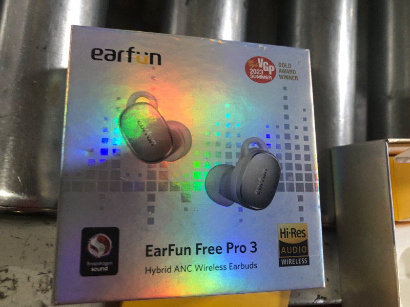 Photo 4 of EarFun Free Pro 3 Noise Cancelling Wireless Earbuds,