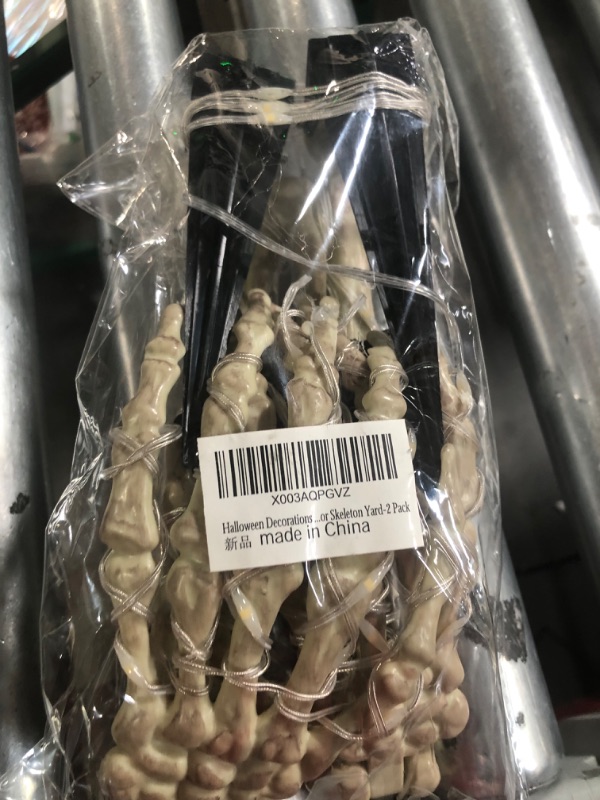 Photo 1 of Halloween Decorations Outdoor Halloween Decor Lighted Skeleton Hands