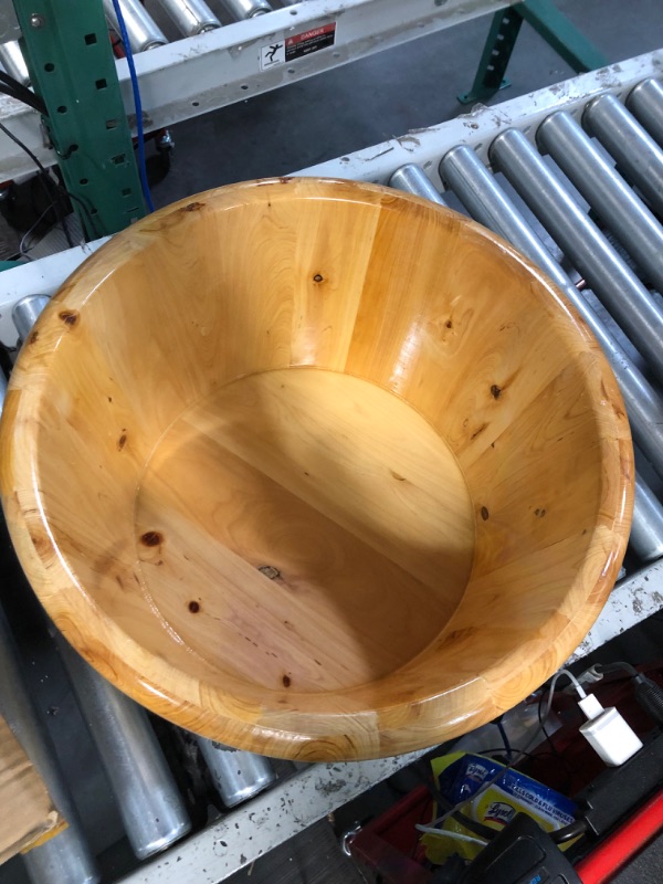 Photo 1 of AngelcityCC Wood Foot Tub with Massager
