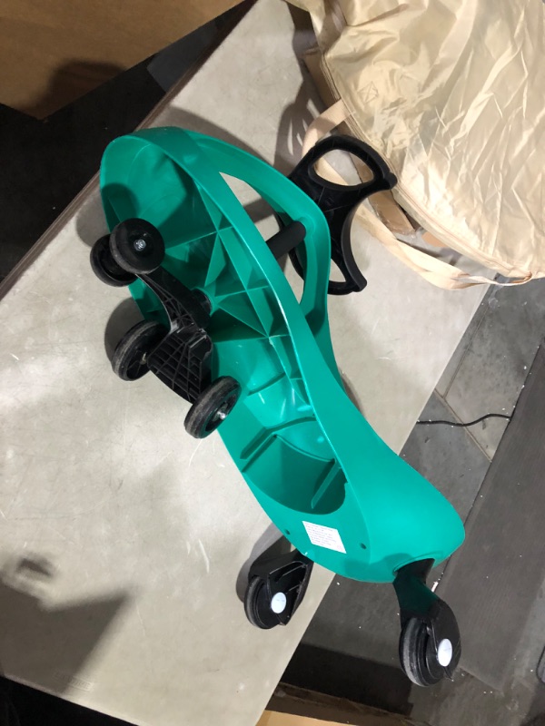 Photo 3 of ***USED - DAMAGED - NO PACKAGING - SEE COMMENTS***
Wiggle Car Ride On Toy No Batteries, Gears or Pedals(Green)