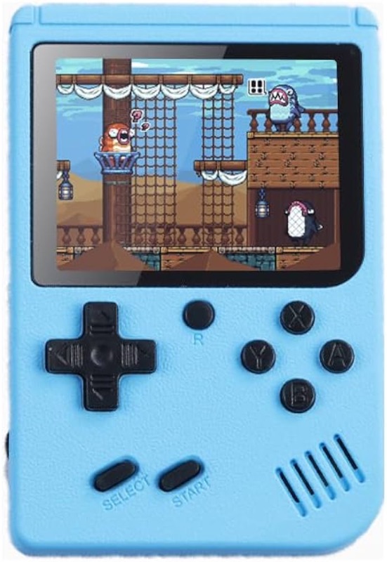 Photo 1 of Handheld Game Console with Classical Retro Single and Multiplayer Games, 3.0 Inch Gameboy Kids Screen Portable Retro Video Game Console Support TV Connection (400 Games)