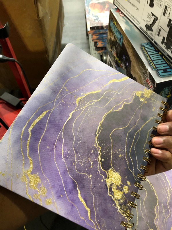 Photo 1 of 2024 Purple Annual Planner by Bright Day, 8.25 x 6.25