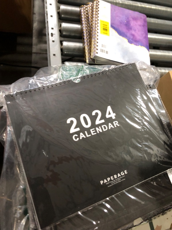 Photo 1 of *** NONREFUNDABLE *** PAPERAGE Calendar 2024-12 Month (Black & White) (3 pack)