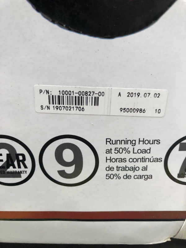 Photo 1 of **HEAVY AND LARGE - TRUCK/SUV NEEDED FOR PICKUP**
A-IPower SUA12000EC 12000-Watt Gas Powered Generator W/Electric Start (CARB/EPA), 12000 Watt, Wheel Kit Included
