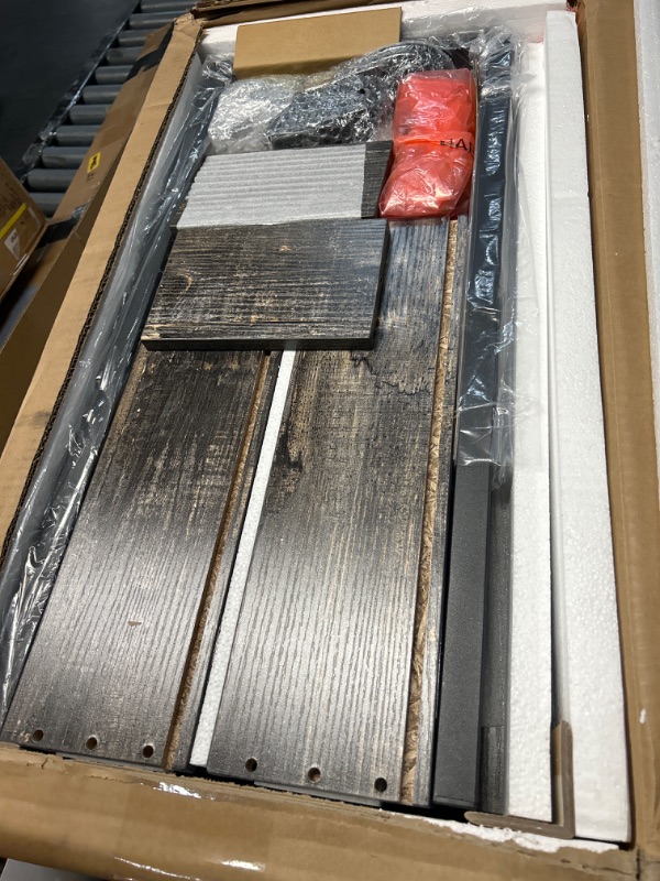 Photo 1 of Rolanstar End Table with Charging Station, Narrow Side Table with 2 Wooden Drawers, USB Ports and Power Outlets, Nightstand Sofa Table for Small Spaces, Living Room, Bedroom, Gray Grey