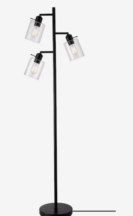 Photo 1 of ***READ NOTES**
NEW Allen + Roth  67-in Matte Black Multi-Head Floor Lamp 1 Fixture 
