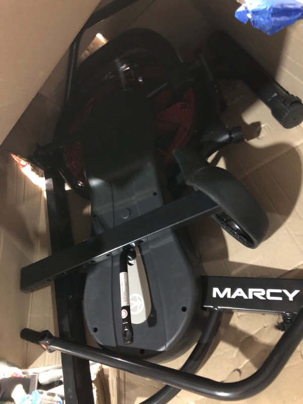 Photo 2 of ****READ NOTES, PARTS ONLY****
Marcy Air-Resistance Exercise Fan Bike With Dual Acction Handlebars Dual Action Red | NS-1000