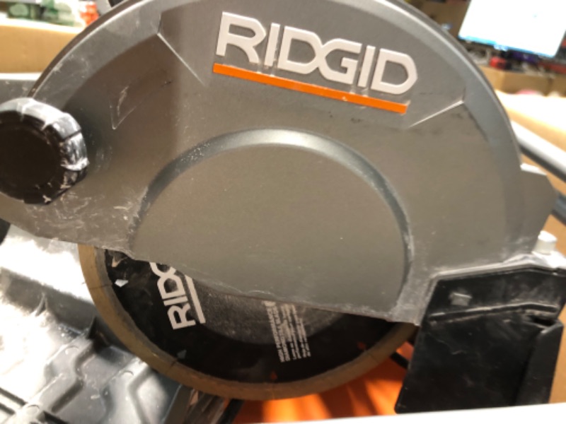 Photo 2 of (damaged)(see all images) RIDGID 9 Amp Corded 7 in. Wet Tile Saw with Stand