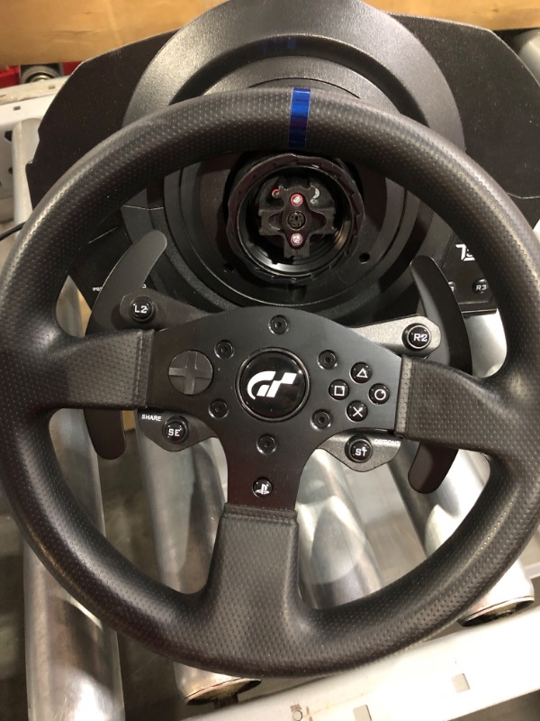 Photo 2 of (Used) Thrustmaster T300 RS - Gran Turismo Edition Racing Wheel (PS5,PS4,PC) Black Thrustmaster 