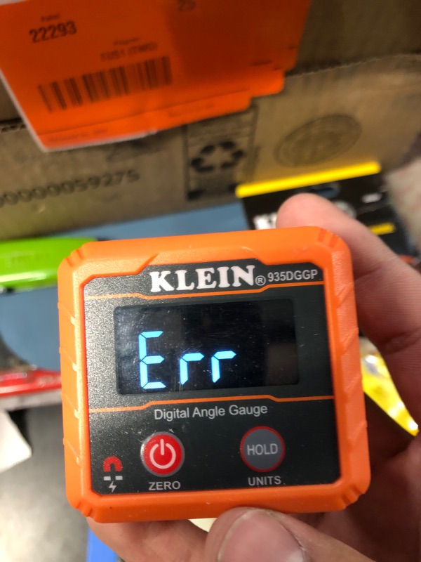 Photo 1 of Klein Tools 935DAA Digital Electronic Level and Angle Gauge, LED Angle Alert, Measure and Set Angles, 0-90 and 0-180 Degree Ranges