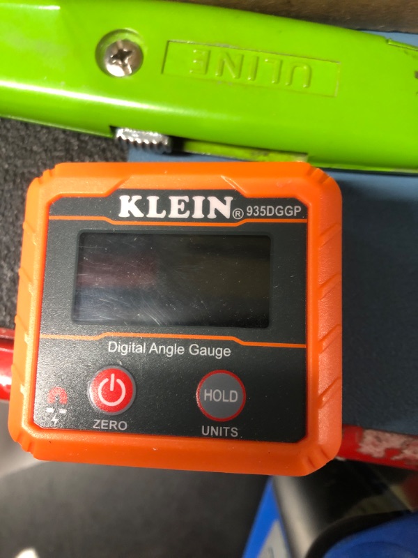 Photo 1 of Klein Tools 935DAA Digital Electronic Level and Angle Gauge, LED Angle Alert, Measure and Set Angles, 0-90 and 0-180 Degree Ranges