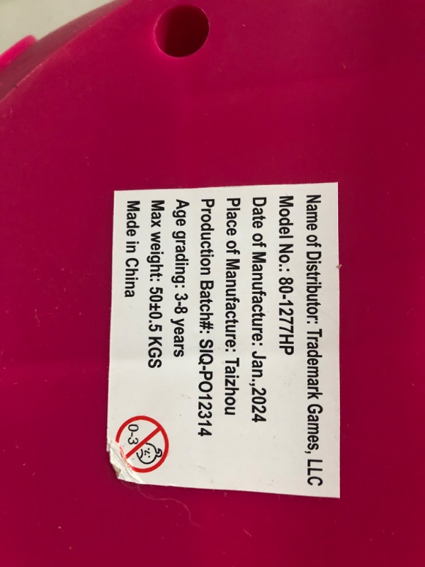Photo 1 of ***MISSING HARDWARE*MINOR DAMAGE FROM WEAR*PICTURED***
Hey! Play! Zig Zag Ride On Car- No Batteries, Gears or Pedals- Twist, Wiggle &  (Pink)