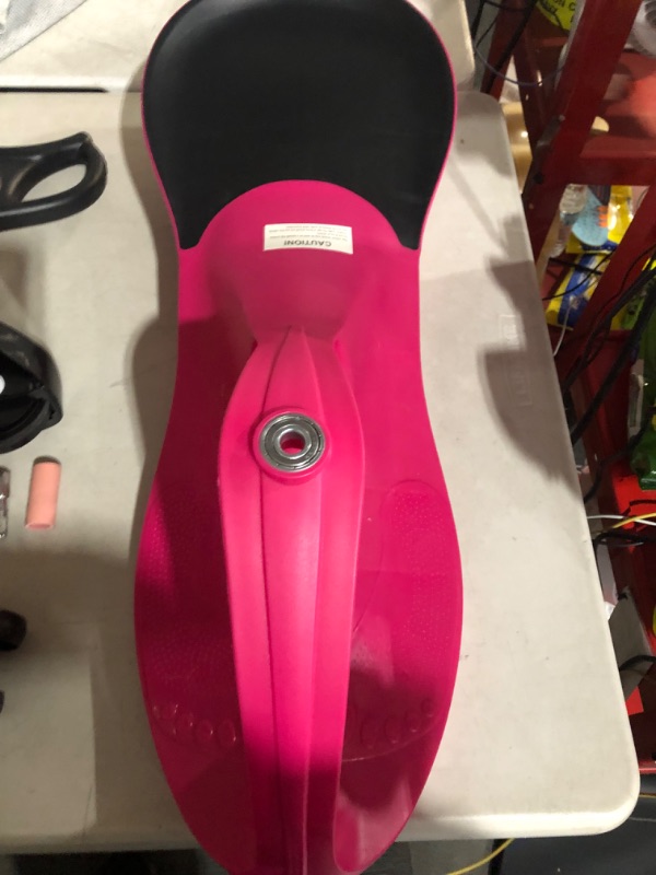 Photo 7 of **MISSING HARDWARE**
Hey! Play! Zig Zag Ride On Car- No Batteries, Gears or Pedals- Twist, Wiggle &  (Pink)