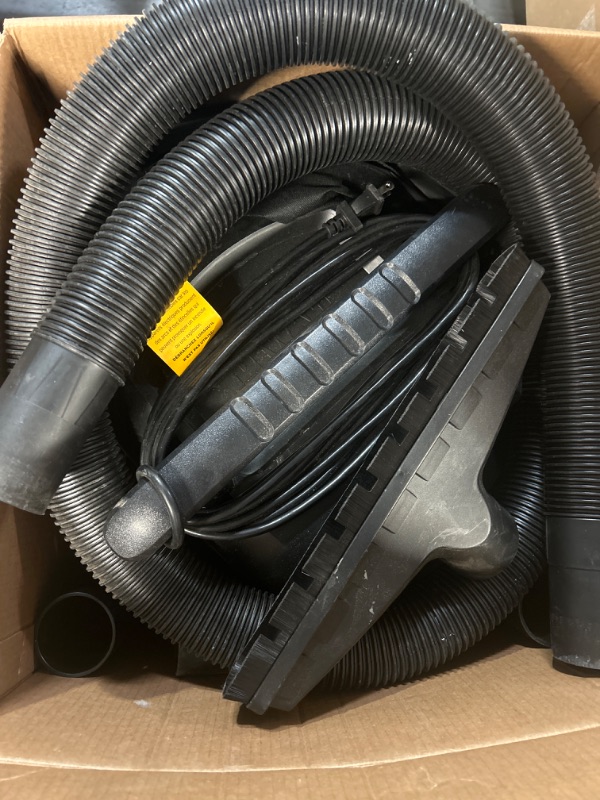 Photo 3 of *** SEE NOTES*** DEWALT 12 Gallon STEALTHSONIC Poly Wet/Dry Vacuum, DXV12P-QTA Newest Noise Reduction Vac, Heavy Duty Shop Vacuum for Jobsite/Workshop, Reduce Motor Noise, Yellow