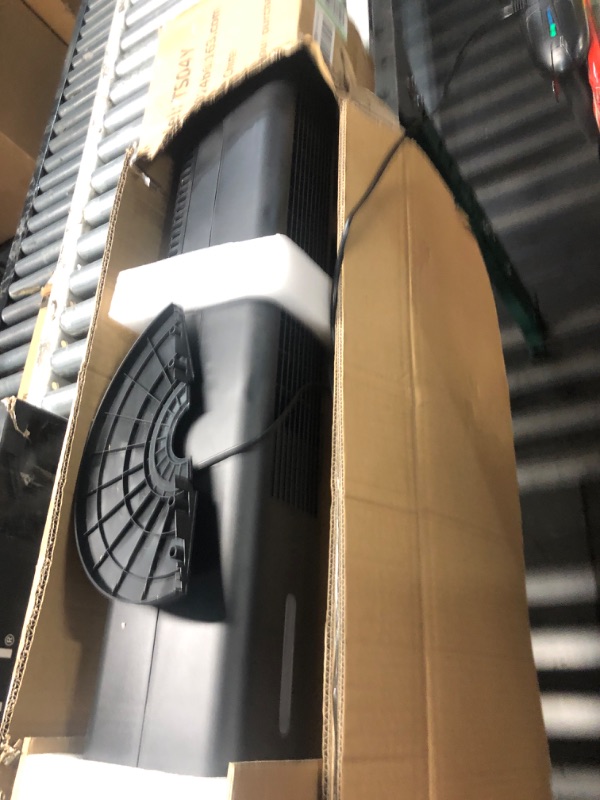 Photo 1 of Windowless Portable Air Conditioner Ac Units with Remote, Evaporative Air Tower Cooling Fan, Small Indoor Outdoor Oscillating Swamp Cooler for Room Office Kitchen,7H Timer, Black