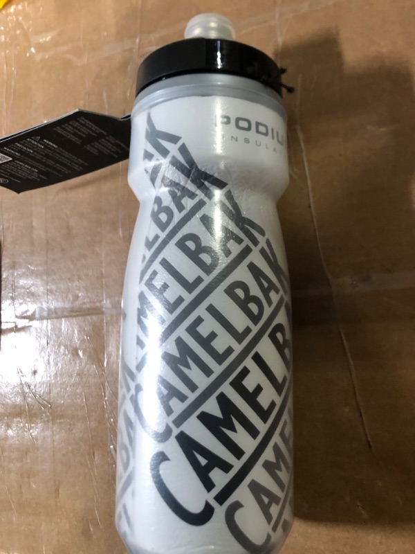 Photo 1 of CamelBak Podium Chill Insulated Bike Water Bottle - Easy Squeeze Bottle for Cycling, Mountain Biking - Fits Most Bike Cages - 21oz, Race Edition,Polypropylene Race Edition 21 Oz Water Bottle