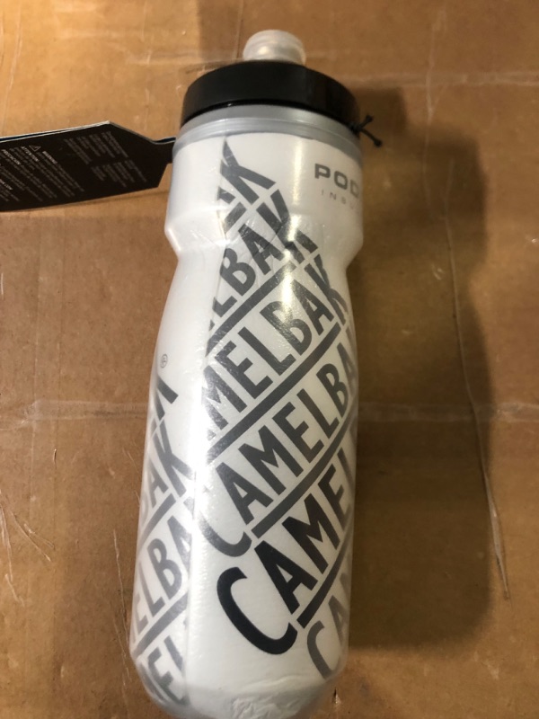 Photo 1 of CamelBak Podium Chill Insulated Bike Water Bottle - Easy Squeeze Bottle for Cycling, Mountain Biking - Fits Most Bike Cages - 21oz, Race Edition,Polypropylene Race Edition 21 Oz Water Bottle