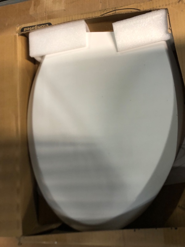 Photo 4 of ***POSSIBLE MISSING PIECES**HARDWARE WAS LOOSE IN BOX***
Toilet Seat, Elongated Toilet Seat with Toddler Seat Built in, Fits Both Adult and Child, with Slow Close and Magnets- Elongated