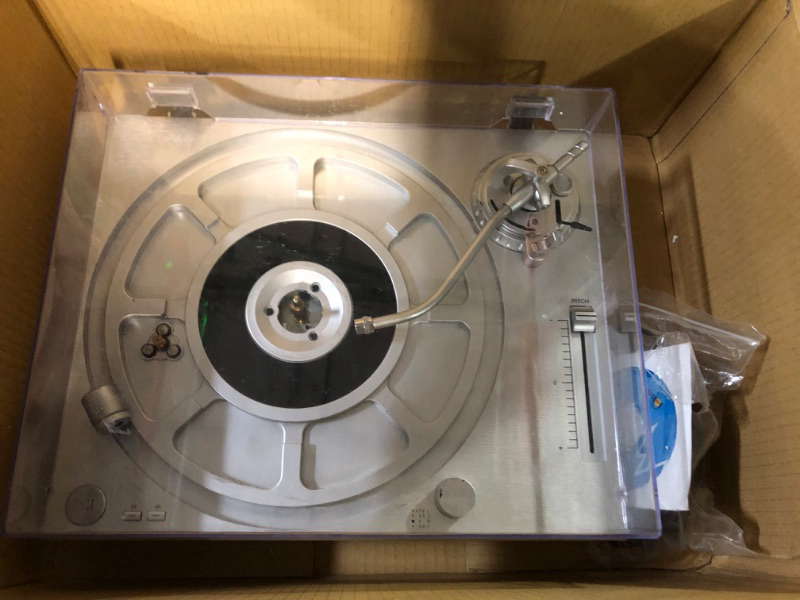 Photo 2 of All-in-One Record Player High Fidelity Belt Drive Turntable for Vinyl Records