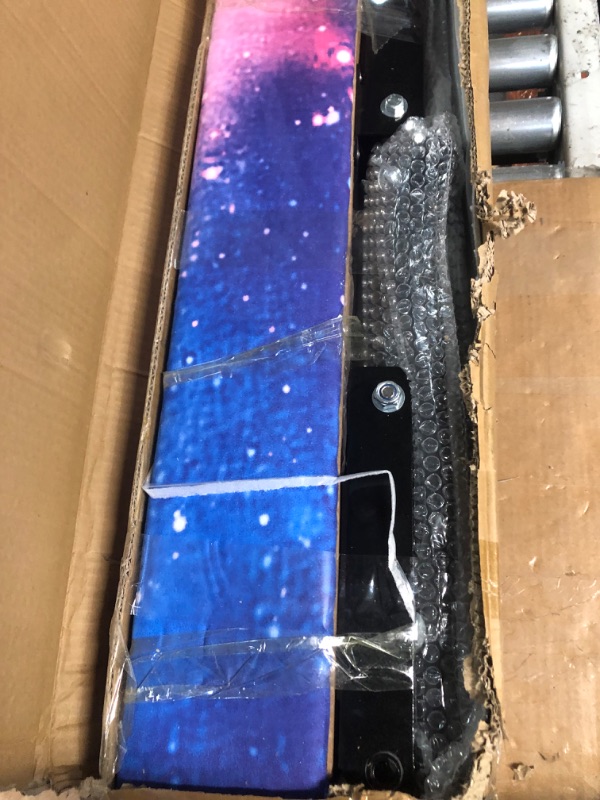 Photo 1 of Adjustable Balance Beam 8 ft Gymnastic Beam Adjustable Height for Kids and Teenage of All Gymnastic Levels, Gymnastic Training Beam Gymnastic Equipment for Athlete Home and Gym Club Use Dream Magic Star (Height: 9" - 29") Height: 9 inch - 29 inch