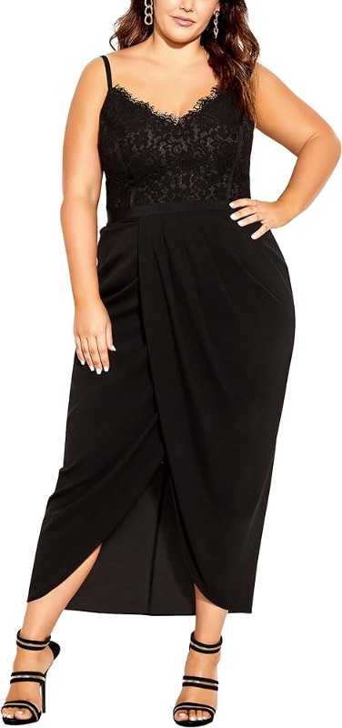 Photo 1 of City Chic Women's Apparel Women's City Chic Plus Size Dress Lace Touch Ff