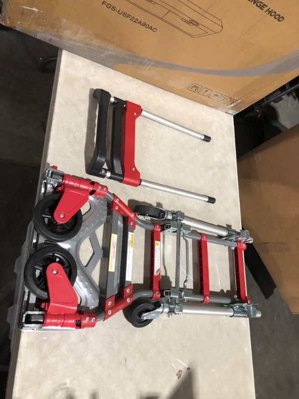 Photo 5 of ***NONREFUNDABLE - NOT FUNCTIONAL - FOR PARTS ONLY - SEE COMMENTS***
GLEASON INDUST PROD 73333 Hand-Trucks, 4 Piece , Red