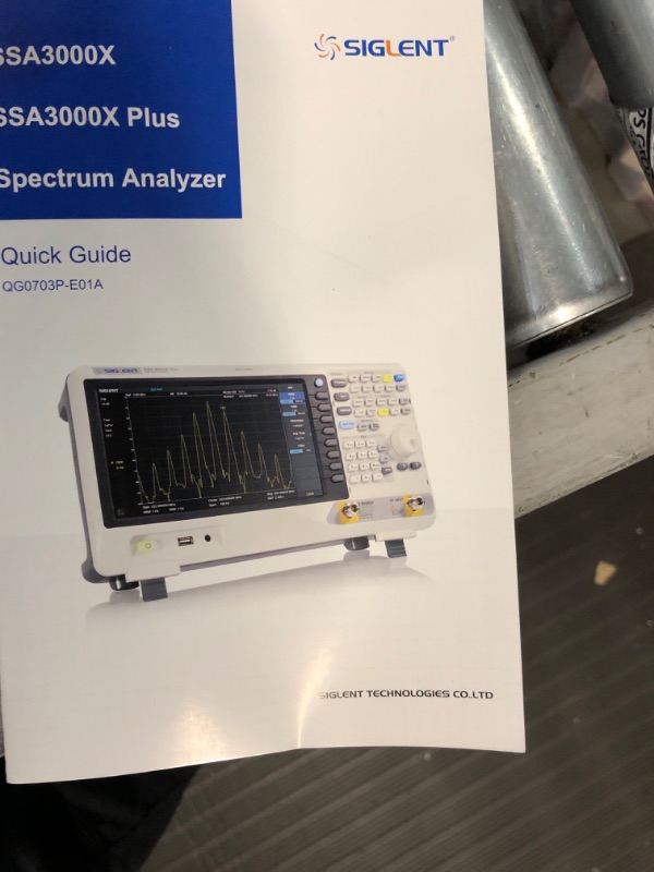 Photo 5 of [FOR PARTS, READ NOTES] NONREFUNDABLE
Siglent Technologies SSA3021X-TG Spectrum Analyzers,9 kHz to 2.1 GHz with Free Tracking Generator & SDG1032X Arbitrary Waveform 