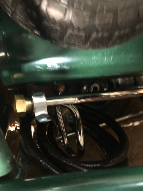 Photo 1 of [FOR PARTS, READ NOTES] NONREFUNDABLE
Xtremepower US Hose Reel Cart Green w/Wheels 300' Capacity Outdoor Patio Garden Reel Holder